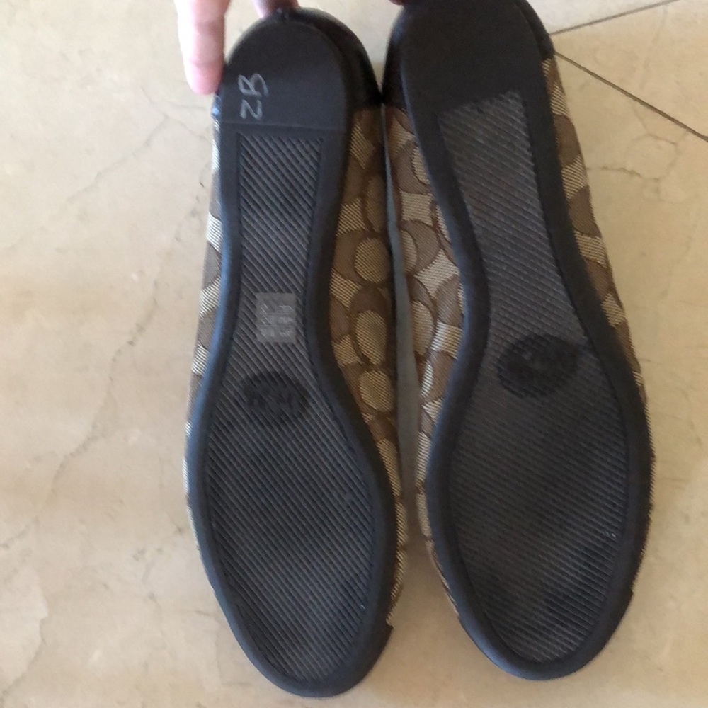Coach Signature Flats In Brown Color Used In Size… - image 7